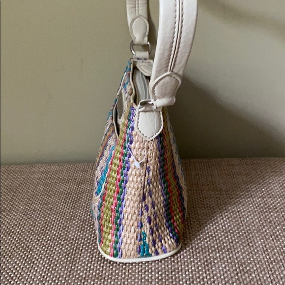 Etienne Aigner Straw Leather Multi Color B… - Picture 4 of 6